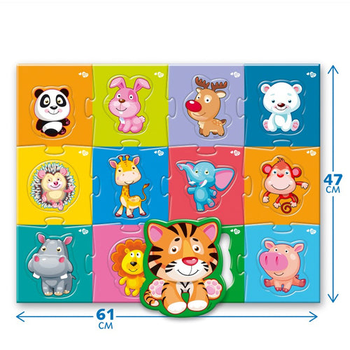Puzzle MAXI - Zoo (61 x 47 cm)