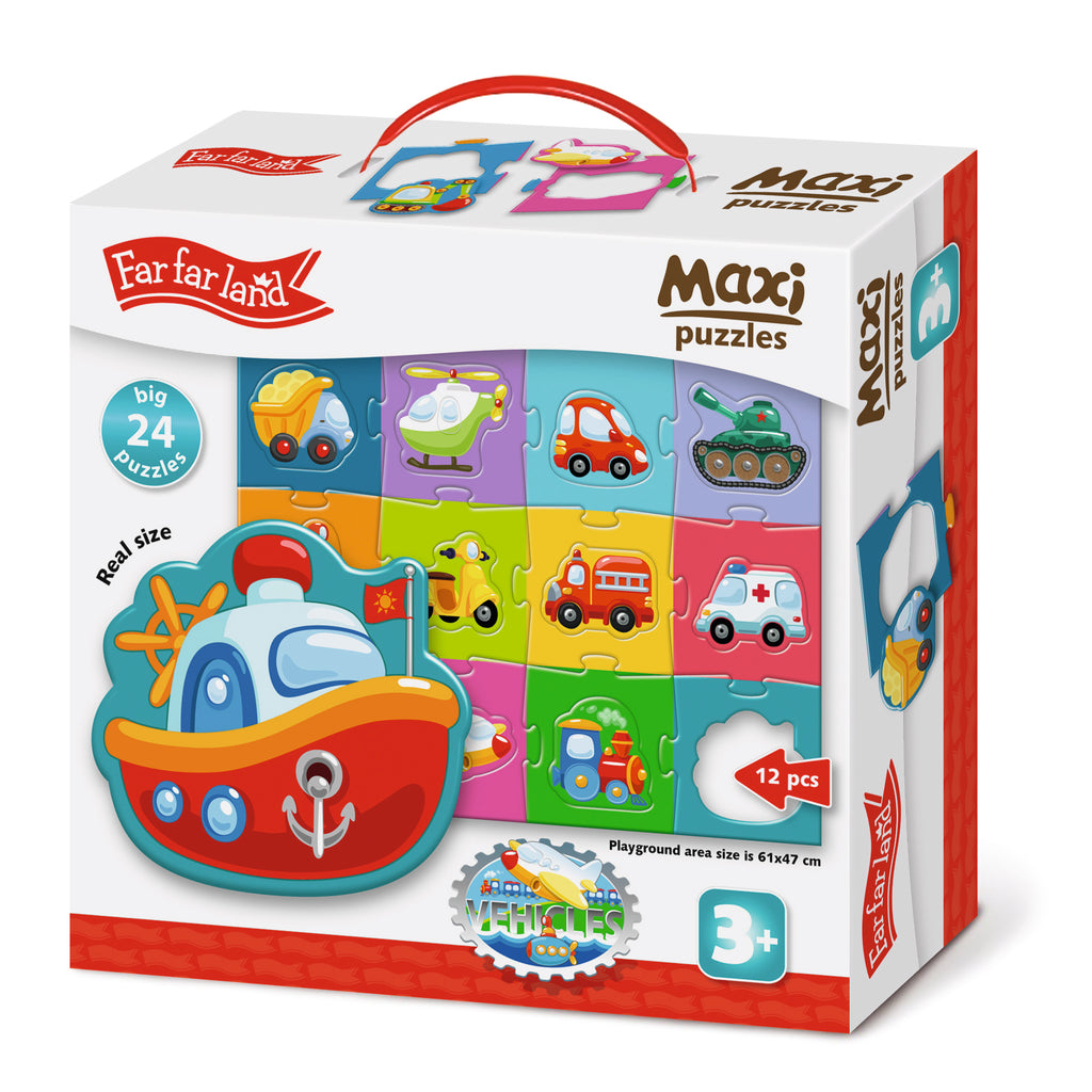 MAXI puzzle - Vehicle (61x47 cm)