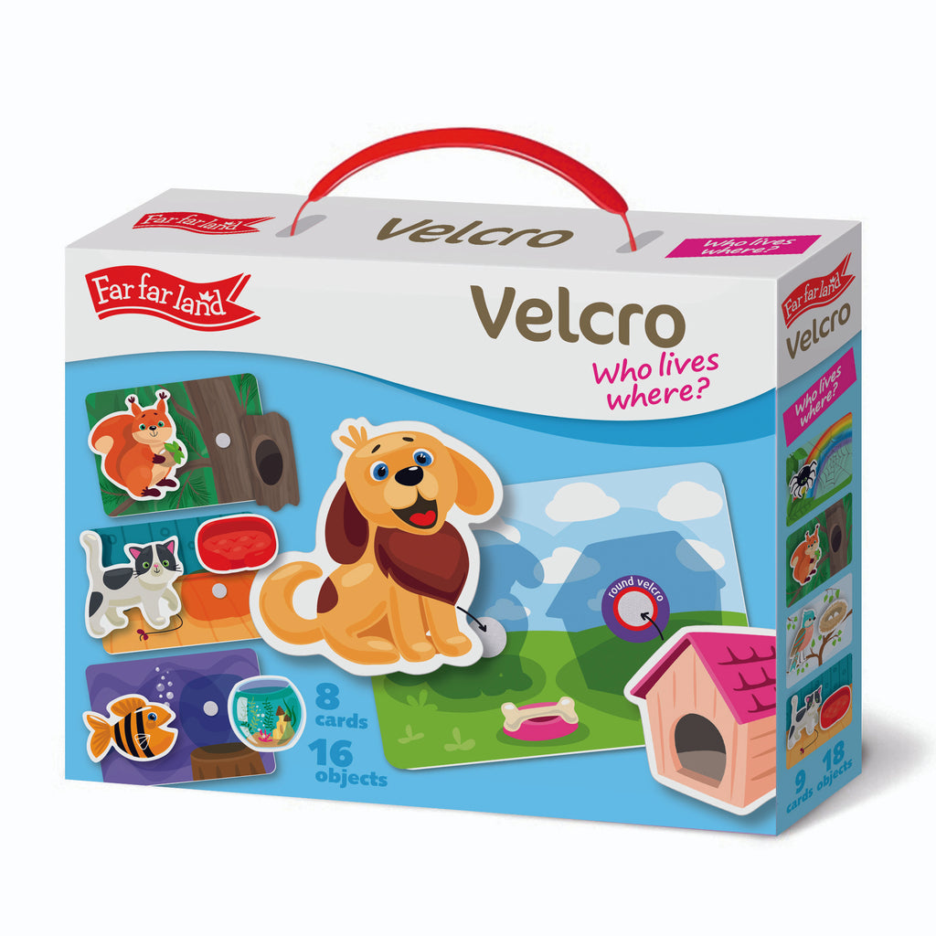 Velcro Game - Who Lives Where?