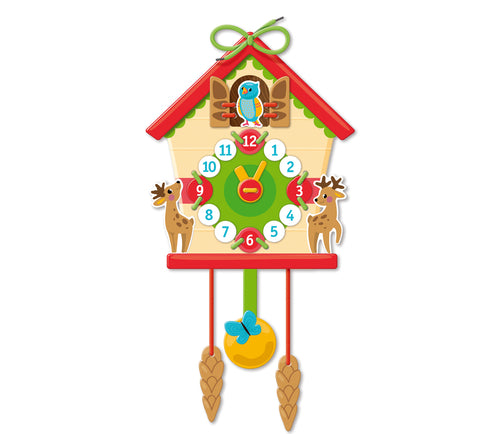 Velcro & Strings game - CUCKOO-CLOCK