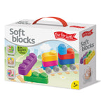 Soft Blocks Plus Wheels (10 pcs + 8 wheels)