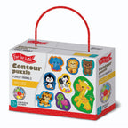 Outline puzzle HALVES - Wild Animals