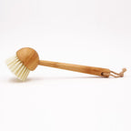 Eco Bamboo Sisal Dish Brush-Natural Plastic Free Sisal Fiber