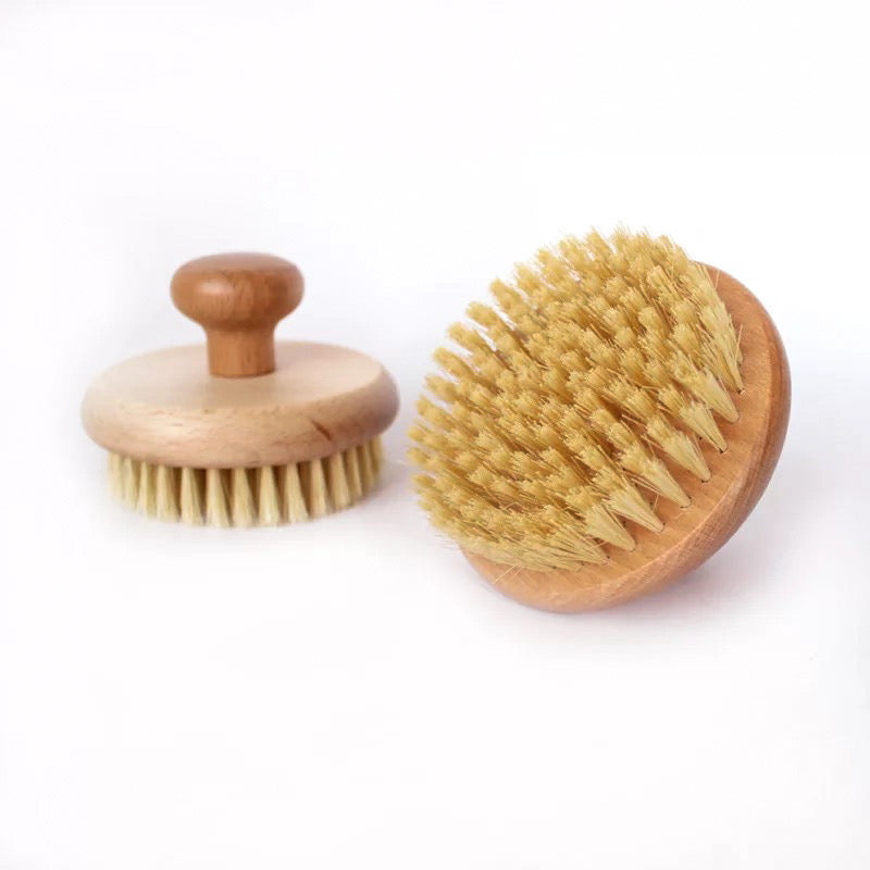 Organic Sisal Dry Body Brush - Eco friendly Natural Zero Waste Round