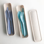 Reusable Wheat Straw Cutlery Set