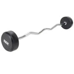 HAJEX Straight and EZ Curl Fixed Round Head Weight Barbell Sets - 20 to 150 LB