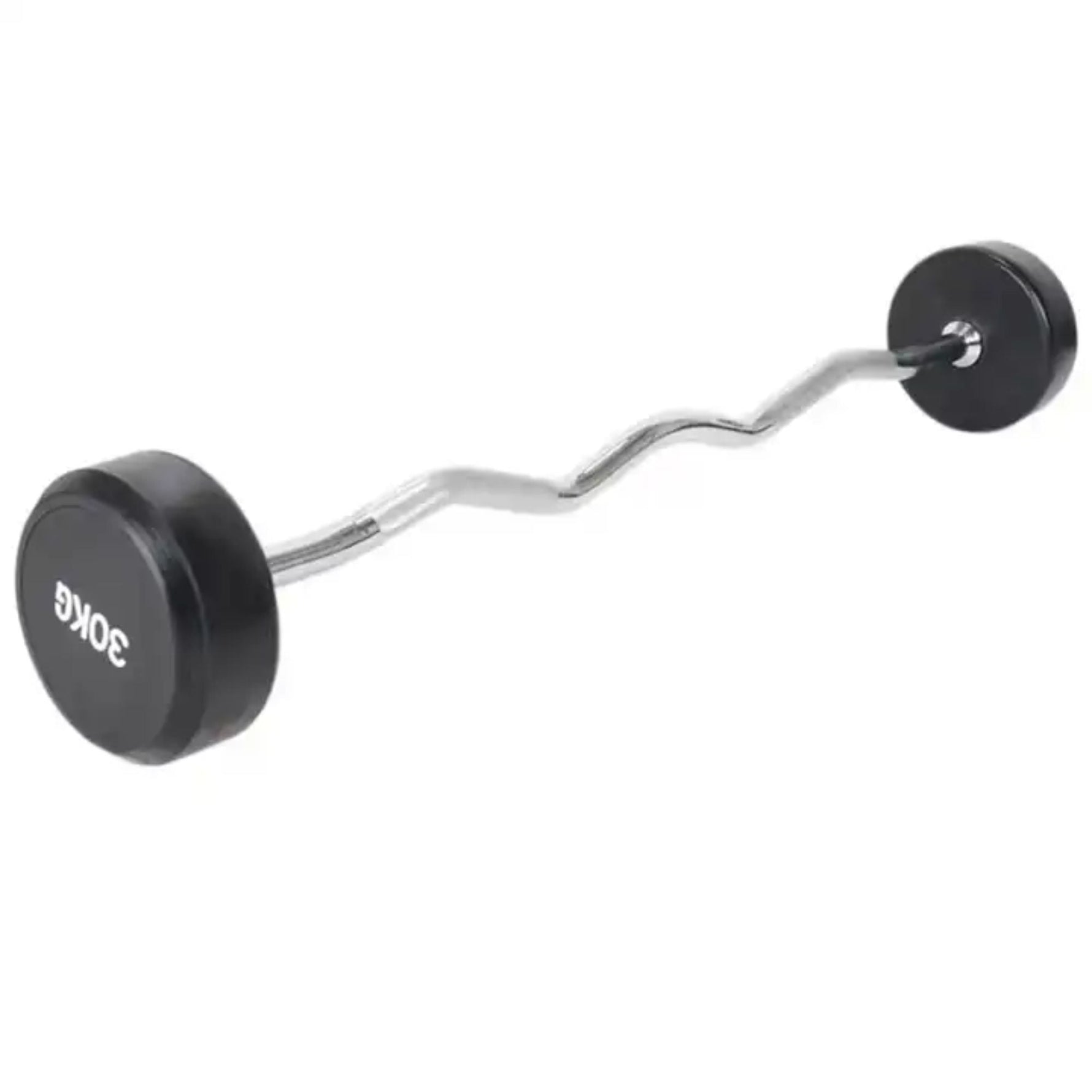 HAJEX Straight and EZ Curl Fixed Round Head Weight Barbell Sets - 20 to 150 LB
