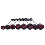HAJEX Straight and EZ Curl Fixed Round Head Weight Barbell Sets - 20 to 150 LB