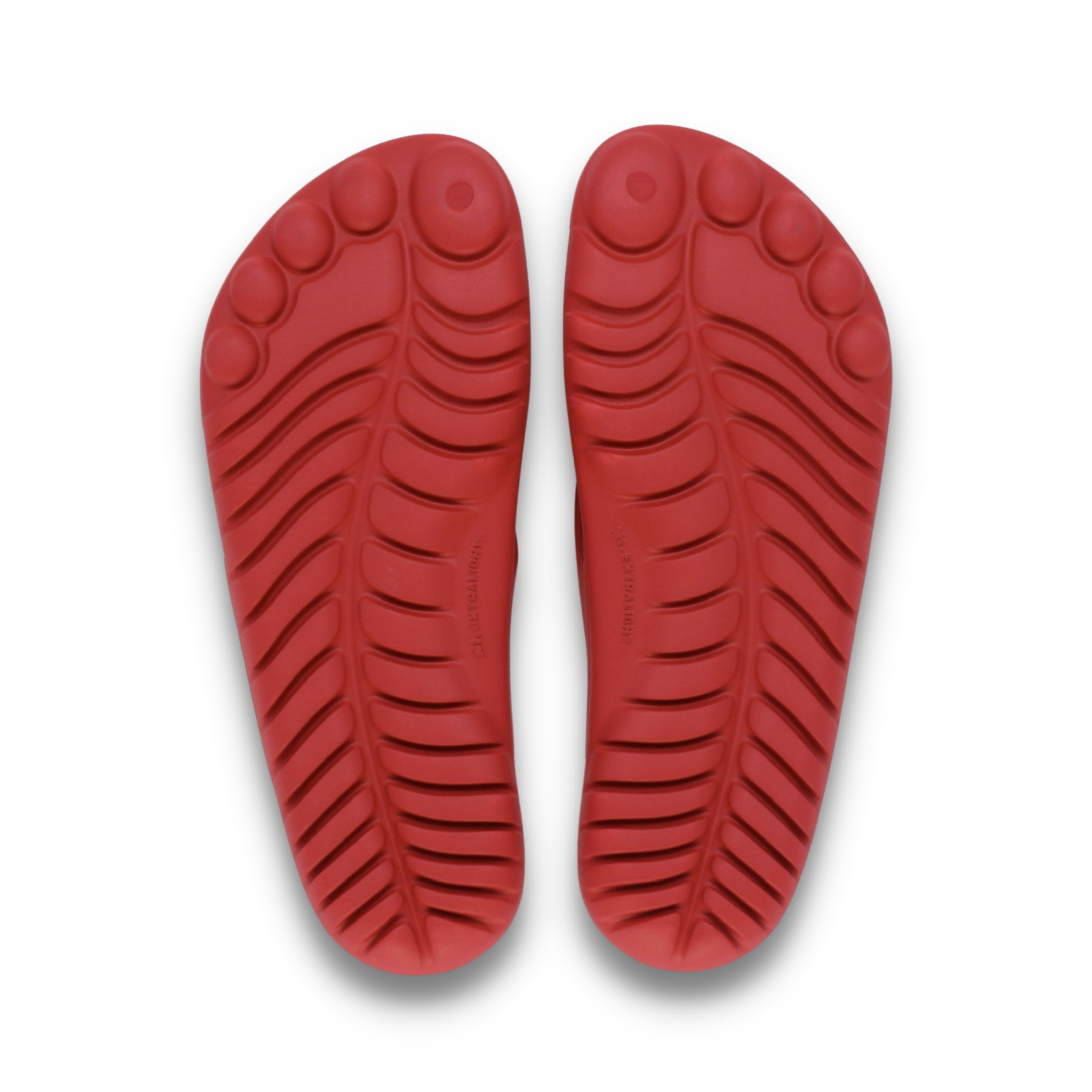Bright Red Flip-Flops