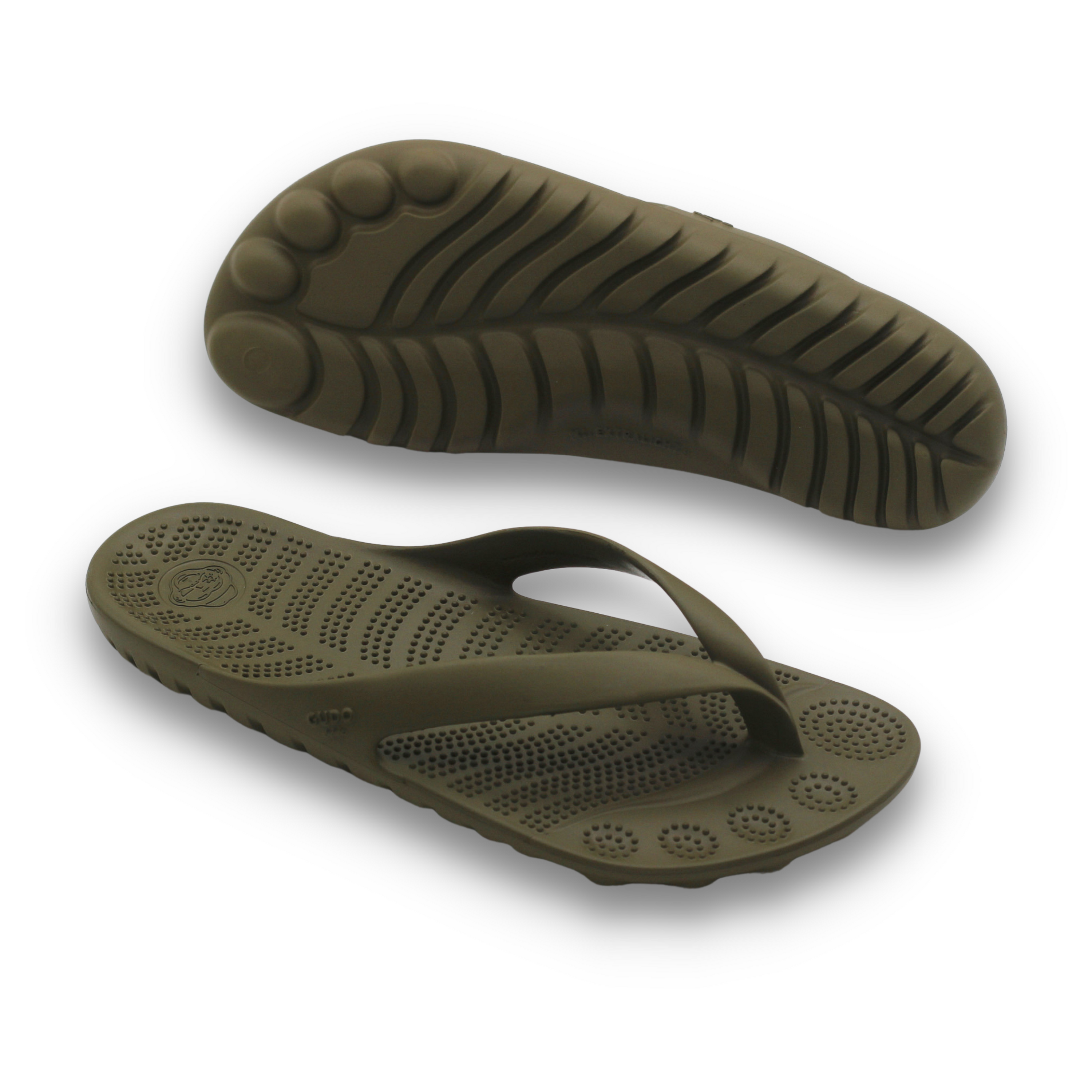 Seaweed Green Flip-Flops + Drybag