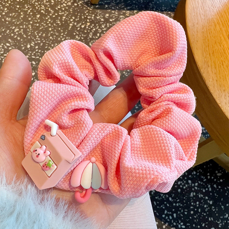 Pink Girl's Hair Ties Set