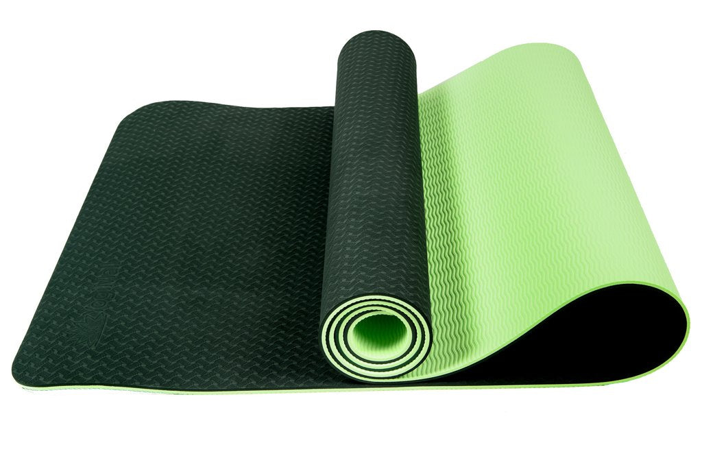 6mm Thick Double Color Anti-Slip TPE Yoga Mat