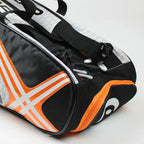 Tennis Rackets Bag Large With Separated Shoes Bag - Orange-2