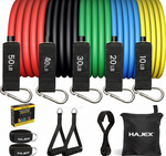 11Pcs Resistance Exercise Bands Set