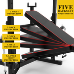 Adjustable Workout Bench with Weight Sets