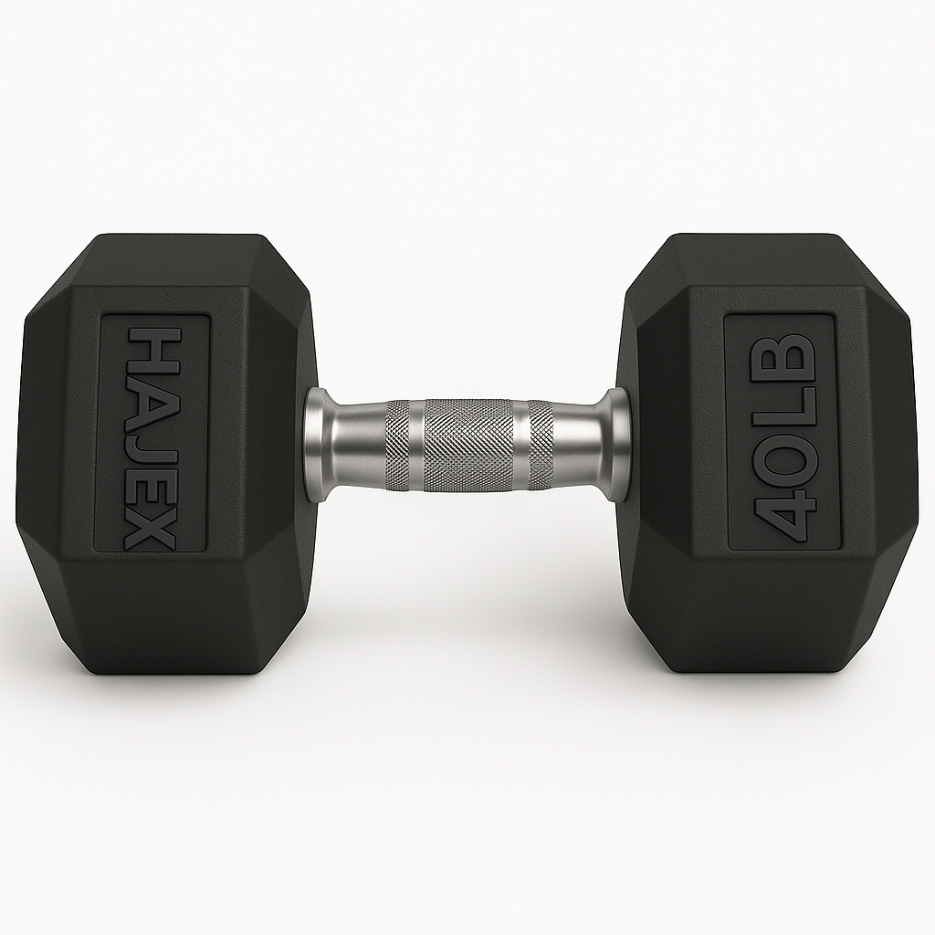 HAJEX Rubber Hex Dumbbells in Canada (2.5 to 150 LB) - Performance Series