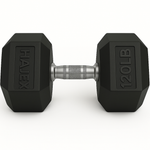 HAJEX Rubber Hex Dumbbells in Canada (2.5 to 150 LB) - Performance Series