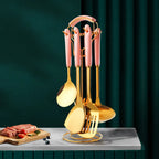 Stainless Steel Utensil Set, 6pcs Kitchen Cooking Tools