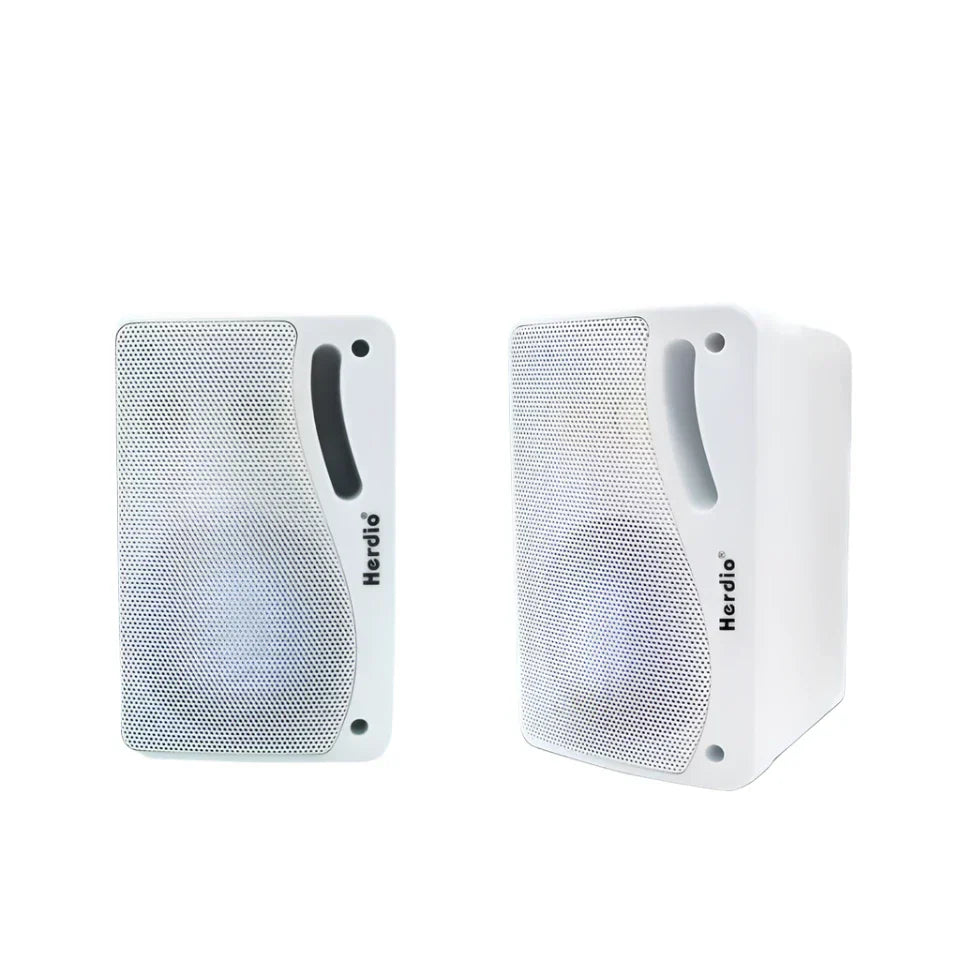 200W Passive Outdoor Speakers Waterproof Marine (White)-0