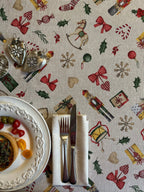 Rectangular Tablecloth, Christmas motive | Christmas Story