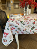 Rectangular Tablecloth, Christmas motive | Christmas Story