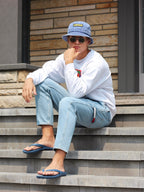 Navy Blue Flip-Flops