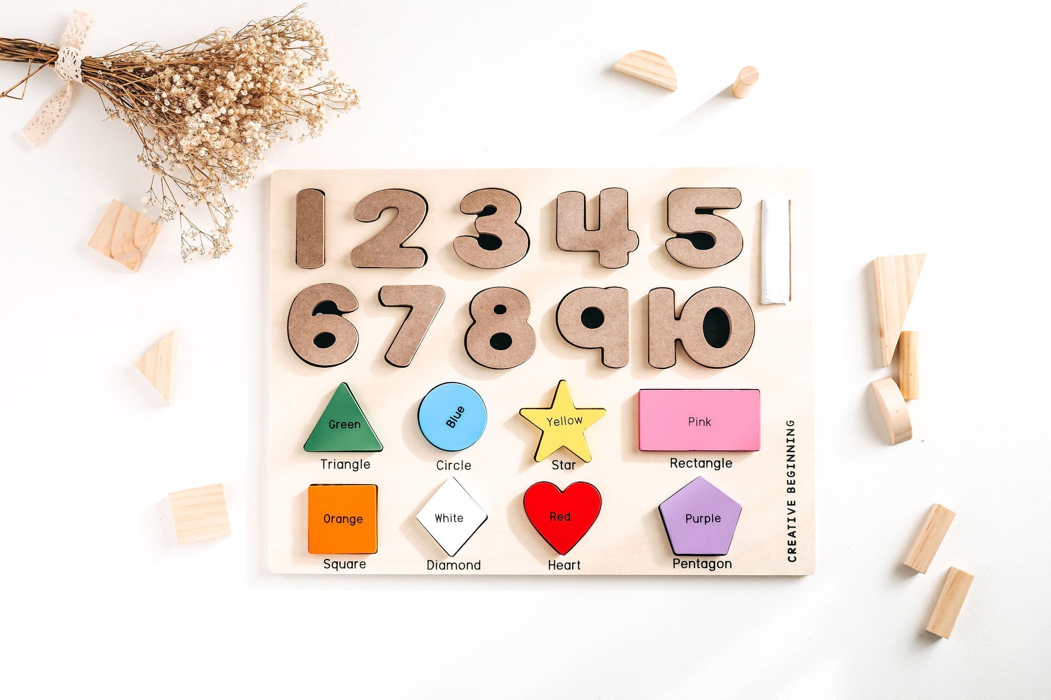 PRESCHOOL NUMBERS/SHAPES/COLOURS - Preschool Learning Bundle: Numbers, Shapes & Colors | Autism-Friendly Educational Set | Sensory Learning Tools (Ages 2-5)