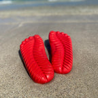 Bright Red Flip-Flops