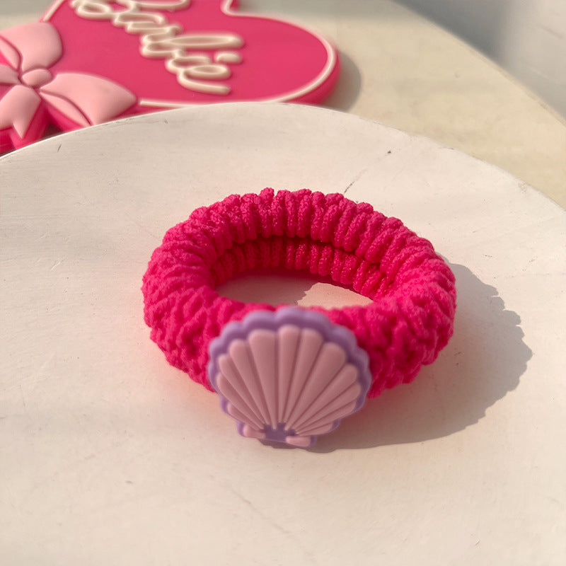 Cute Princess Rose Pink Hair Tie