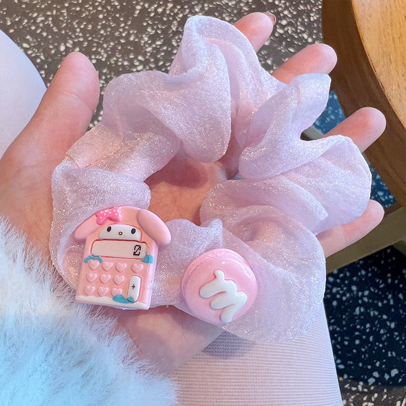 Pink Girl's Hair Ties Set