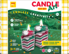 DIY Candle Art Set. Red, Green, White + 1 SURPRISE Color