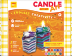 DIY Candle Art Set. 4 Colors