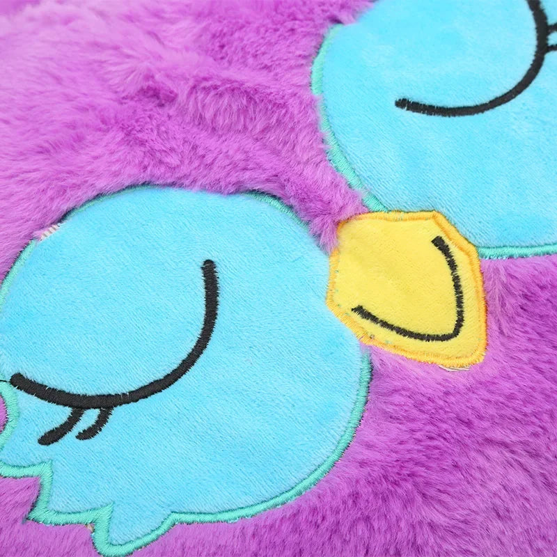 Kids Shark Sleeping Bag Plush Doll Pillow (Purple)-1