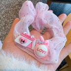 Pink Girl's Hair Ties Set