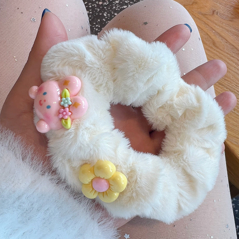 Cute Bunny Letter Hair Tie