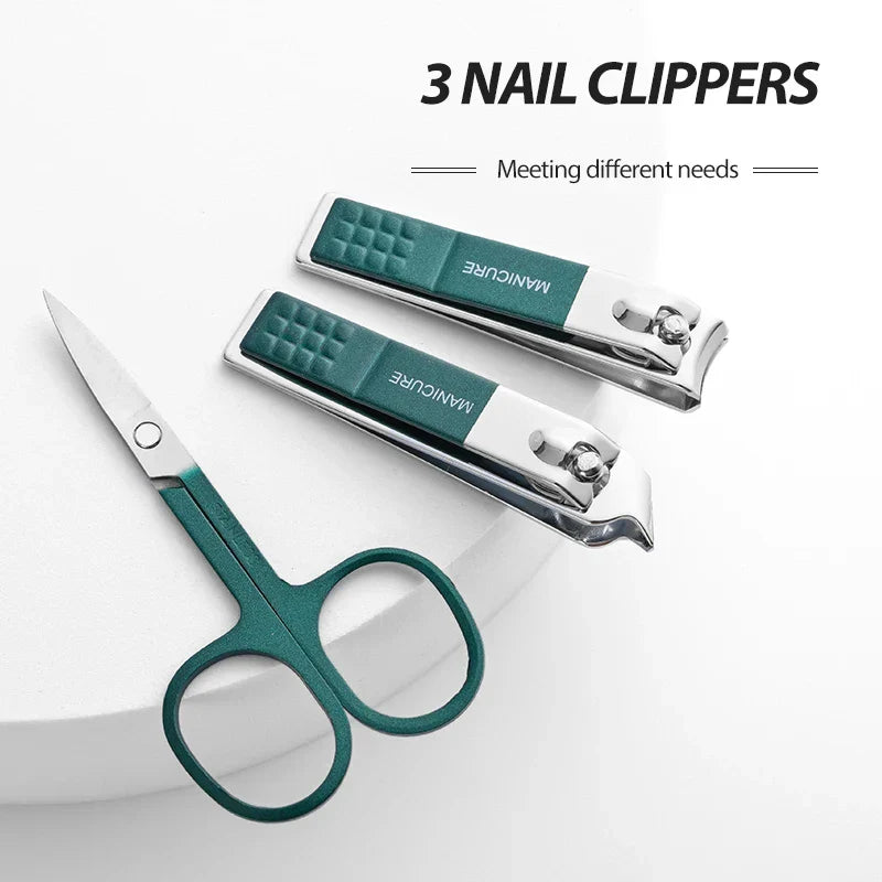 Portable Stainless Steel Nail Clipper Set (6 pcs)-4