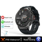 Smartwatch GPS Bluetooth Call Sports Fitness (Black)-1