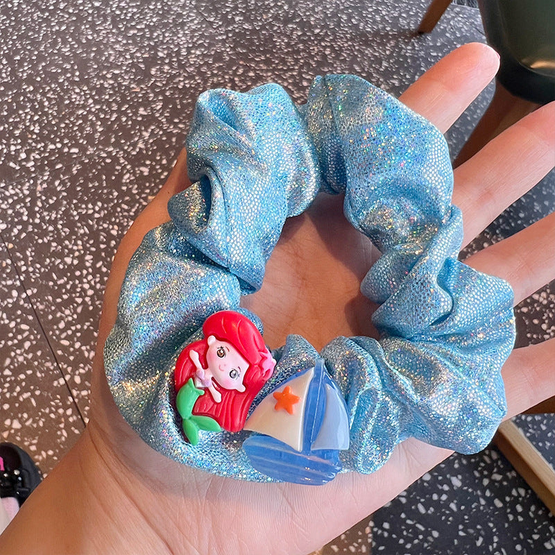 Deep Sea Blue Mermaid Hair Tie