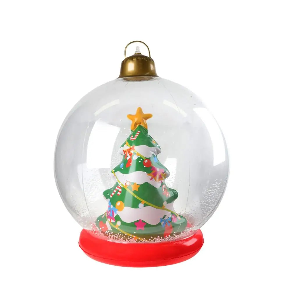 Outdoor Christmas Inflatable Ball Garden Decoration (22-inch)-0