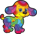 Wooden puzzle. PUPPY. 49 pcs