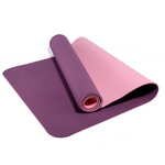 6mm Thick Double Color Anti-Slip TPE Yoga Mat