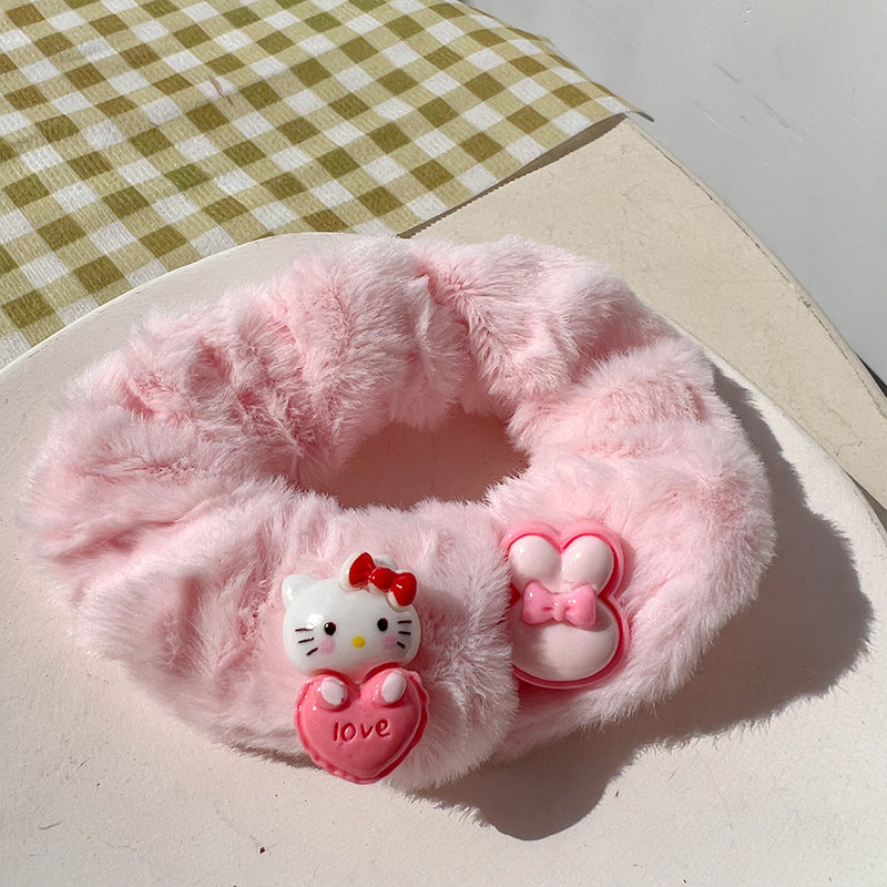 Pink Cat Intestine Hair Tie