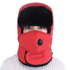 Fashion Trooper Hat Unisex Winter Trapper Cap Ear Flap Hat With Mouth
