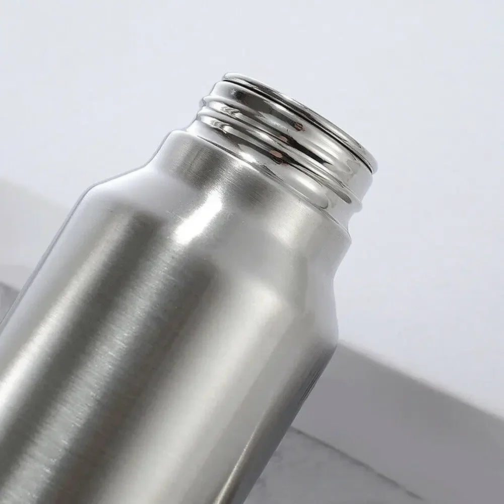 High Quality 1000ml Stainless Steel Sport Water Bottle Single-layer