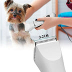Tondeuse pour chiens et chats, silencieuse et rechargeable, kit de toilettage pour animaux de compagnie 