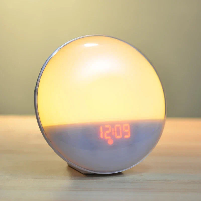 Color changing light Alarm Clock-4