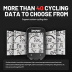 Wireless GPS Cycling Speedometer 40-Hour Battery Black-4