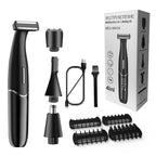 Precision Body And Intimate Area Shaver USB C Rechargeable Wet & Dry Black-0