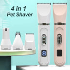 Tondeuse pour chiens et chats, silencieuse et rechargeable, kit de toilettage pour animaux de compagnie 