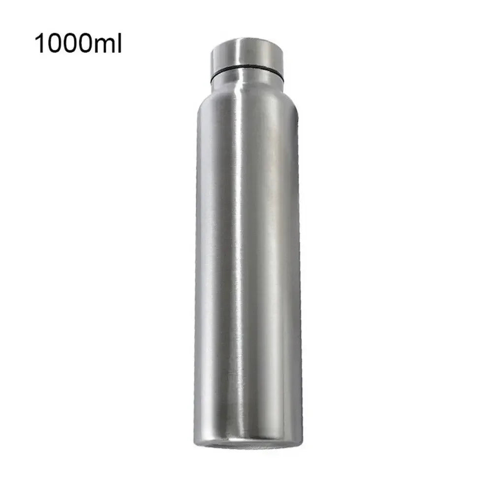 High Quality 1000ml Stainless Steel Sport Water Bottle Single-layer